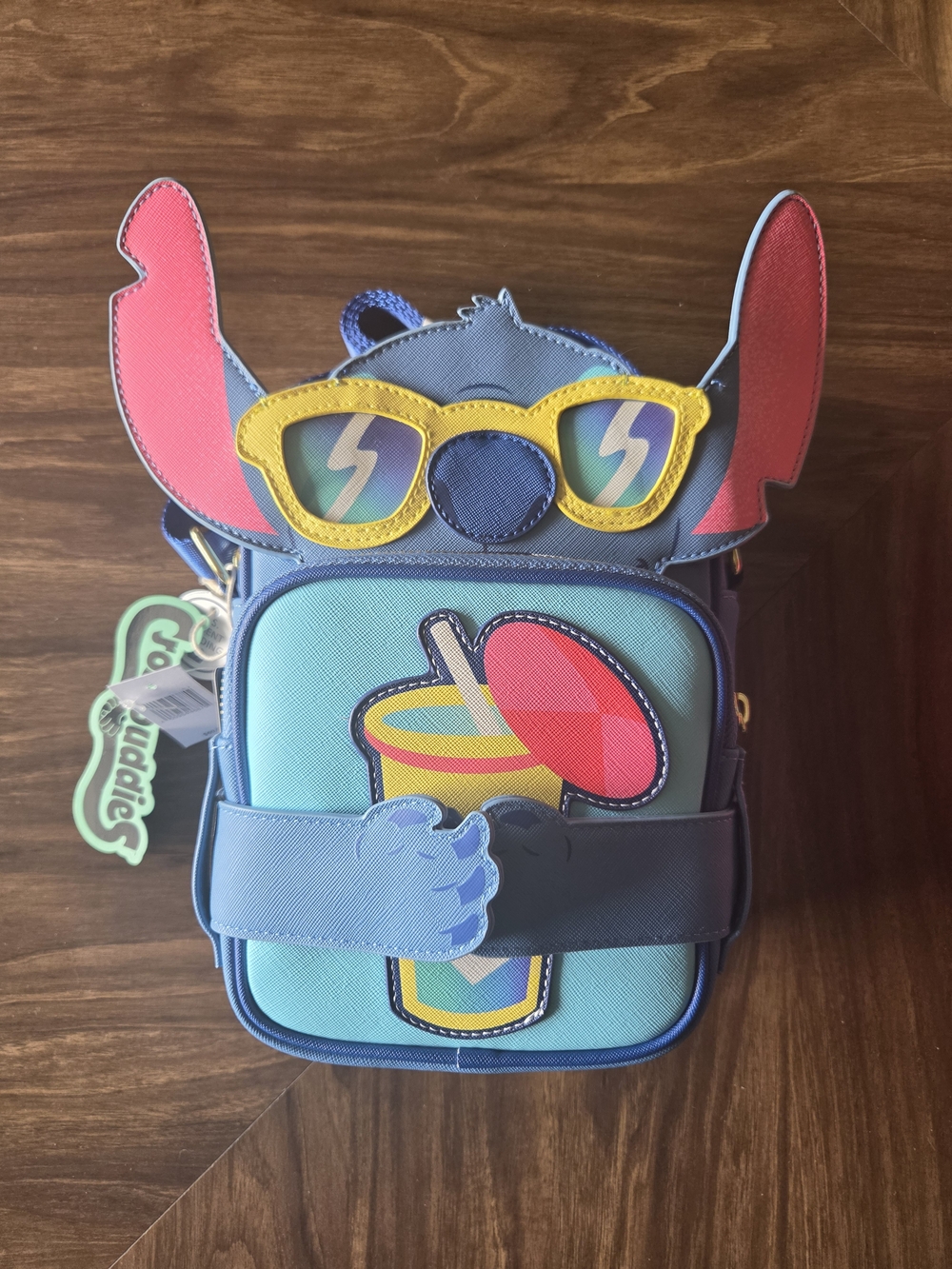 Loungefly Disney Lilo & Stitch Sunglasses Stitch Crossbody Bag, New